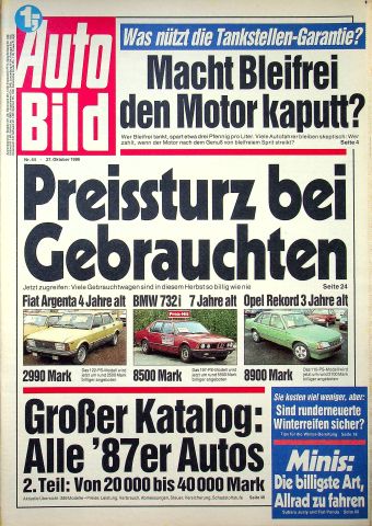 Deckblatt Auto Bild (44/1986)